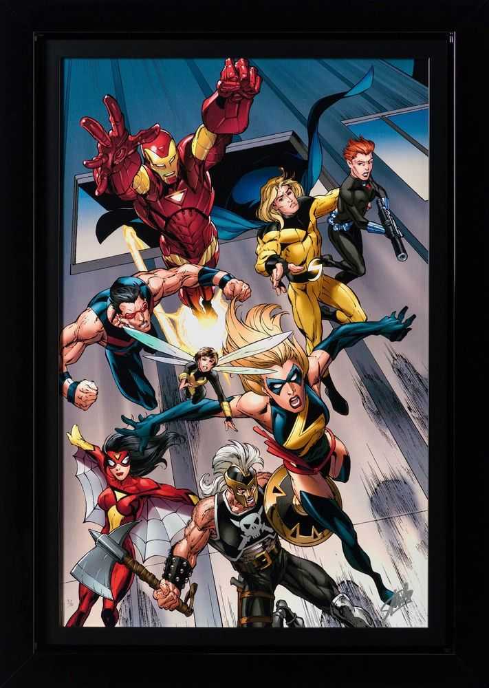 Stan Lee (Marvel), ‘The Mighty Avengers #7 (Collector's Edition)’, 2023, Print, Fine Art Print, Castle Fine Art, Numbered, Framed