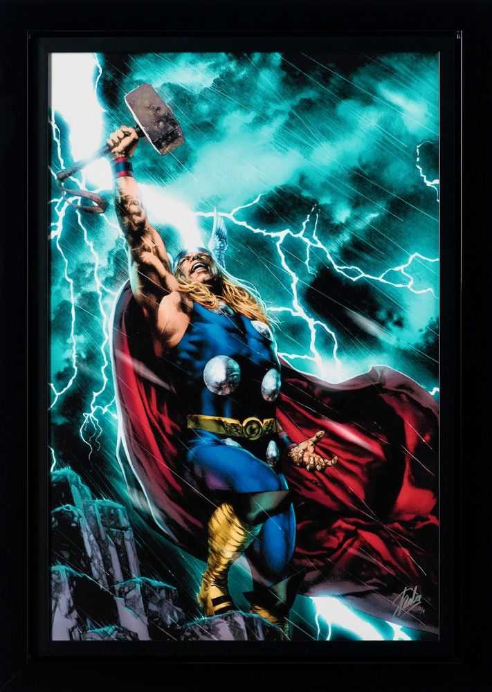 Stan Lee (Marvel), ‘Thor First Thunder #1 - 1 (Deluxe Edition)’, 2023, Print, Fine Art Print, Castle Fine Art, Numbered, Framed