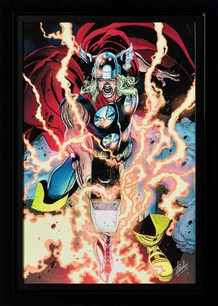 Stan Lee (Marvel), ‘Thor First Thunder #1 - 2 (Deluxe Edition)’, 2023, Print, Fine Art Print, Castle Fine Art, Numbered, Framed