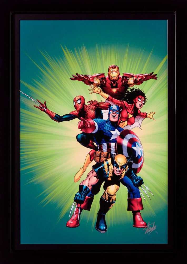 Stan Lee (Marvel), ‘Wizard #136 (Deluxe Edition)’, 2023, Print, Fine Art Print, Castle Fine Art, Numbered, Framed