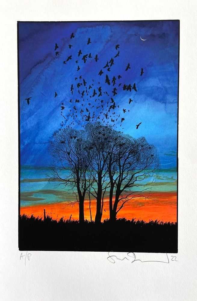 Stanley Donwood, ‘Clamour’, 2022, Print, Archival pigment print on Minuet 300gsm paper with hand torn edges, The Lost Domain, Numbered, Dated