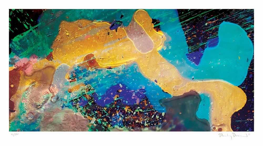 Stanley Donwood, ‘Indigo Storm (In Rainbows Print)’, 2013, Print, Archival print on Somerset Enhanced Satin 330gsm paper, Lazinc, Numbered, Dated