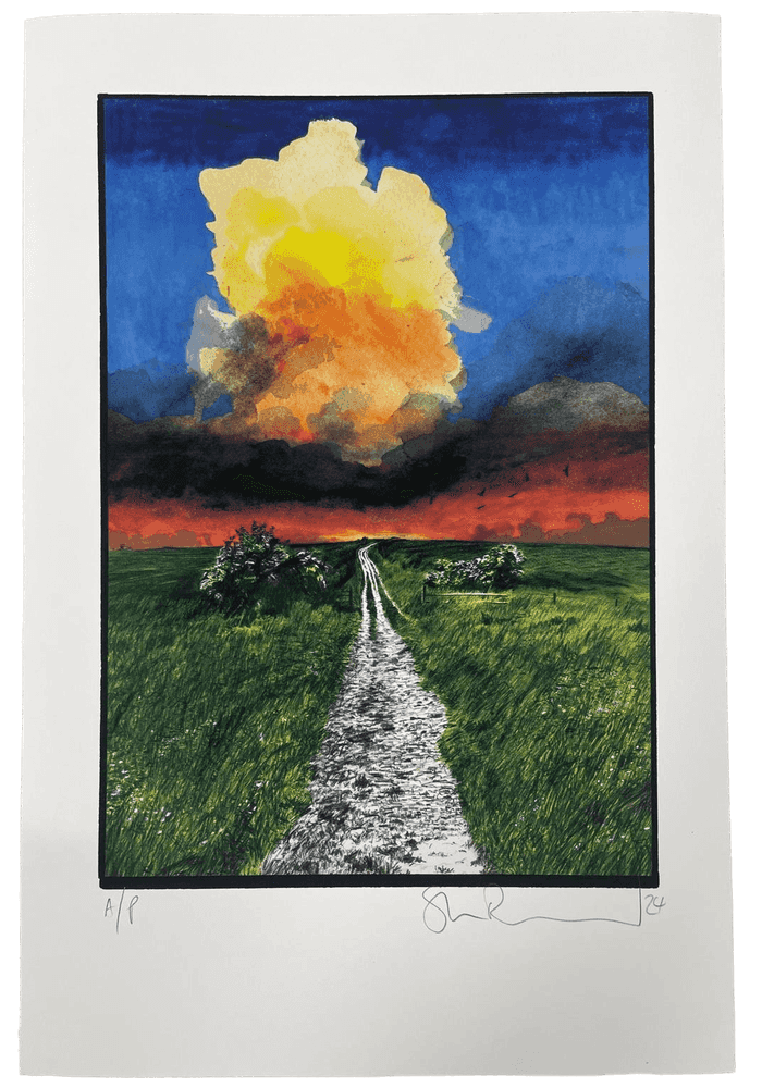 Stanley Donwood, ‘Midlight’, 12-09-2024, Print, Archival pigment print on Minuet 300gsm paper with hand-torn edges, The Lost Domain, Numbered