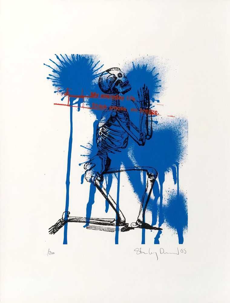 Stanley Donwood, ‘My Everyday Life’, 2005, Print, 3 colour screenprint on GF Smith colourplan 270gsm acid free and archival paper., Self-released, Numbered, Dated