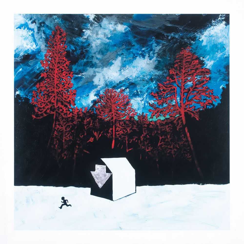 Stanley Donwood, ‘Run’, 2020, Print, Hand Deckled 290gsm Moab Fine Art Paper, 1xRUN, Numbered, Dated
