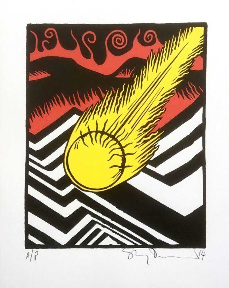Stanley Donwood, ‘Volatility’, 2014, Print, 3 colour screenprint on 300gsm Somerset® Satin paper from St Cuthberts Mill in Wells., Self-released, Numbered, Dated