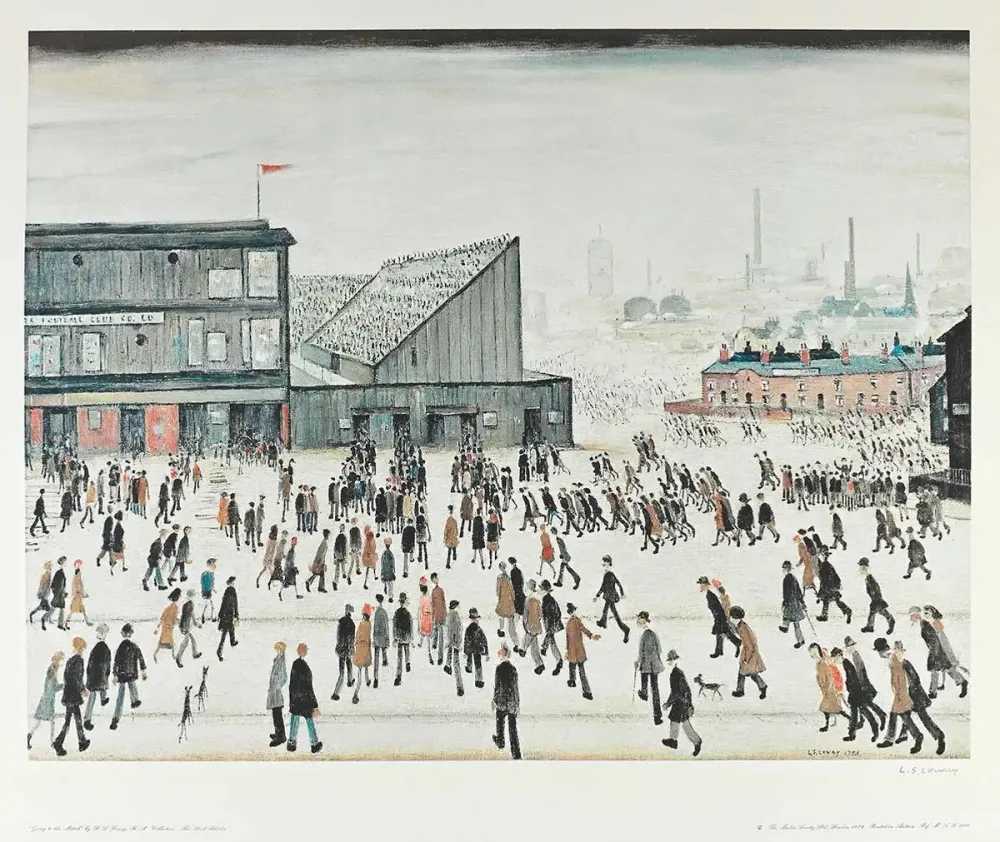 L.S. (Laurence Stephen) Lowry, ‘Going To The Match’, 1972, Print, Lithograph, null, 