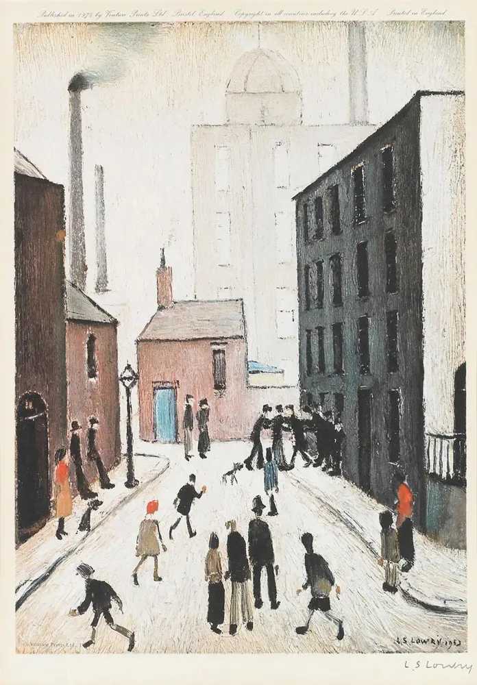 L.S. (Laurence Stephen) Lowry, ‘Industrial Scene’, 1974, Print, Lithograph, null, 