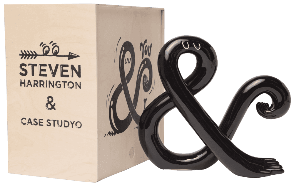 Steven Harrington, ‘You & I (Black)’, 06-05-2013, Sculpture, Black glazed porcelain, Case Studyo, Numbered