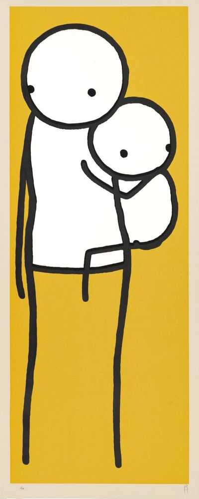 Stik, ‘Single Mum’, 03-03-2011, Print, 3 colour hand pulled Silkscreen print, oil based inks on 280gsm 'Newsprint' Somerset Paper, Squarity, Numbered