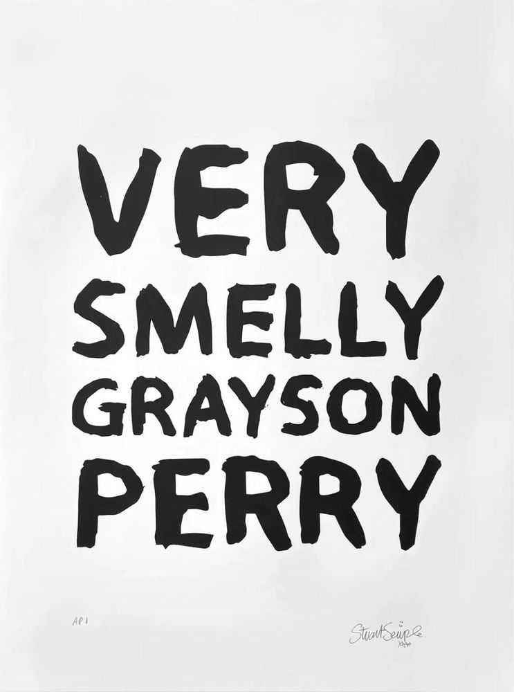 Stuart Semple, ‘Very Smelly Grayson Perry’, 2022, Print, Hand screen-printed on Somerset Satin 300gsm, Self Released, Numbered
