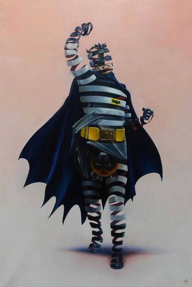 Super A, ‘Batman’, 10-04-2019, Print, Archival pigment on 290gsm paper, Thinkspace Gallery, Numbered