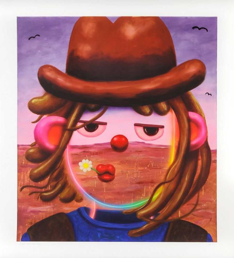 Super Future Kid, ‘Billy Big Ears’, 08-04-2021, Print, Pigment and screenprint hybrid with high gloss coating and special hidden detail layer. Printed on Hahnemühle Photo Rag 308gsm with hand deckled edges., Avant Arte, Numbered