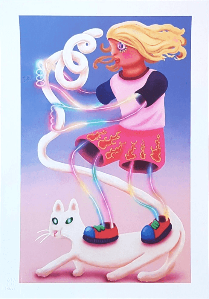 Super Future Kid, ‘Cindy Clawford (Timed Edition)’, 17-12-2018, Print, Digital print on 175gsm Superfine Eggshell Paper, Love.Watts, Numbered