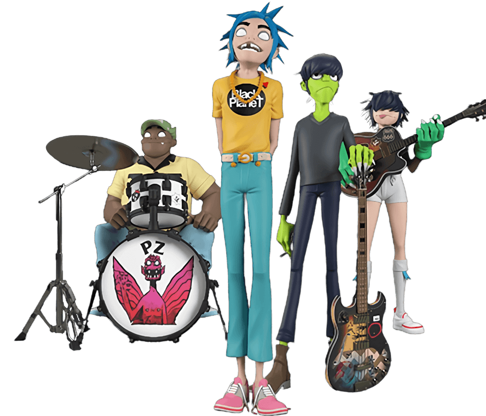 Superplastic, ‘Gorillaz Song Machine Band (Full Set Figures)’, 2020, Collectible, Plastic, Superplastic, 