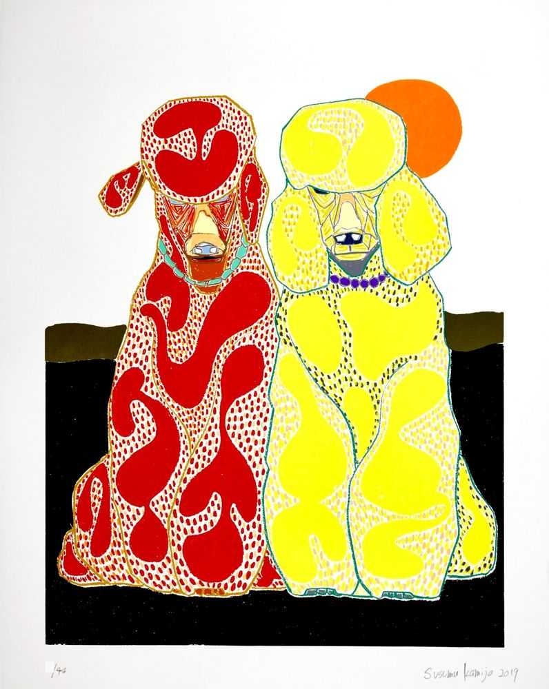Susumu Kamijo, ‘Day Trippers’, 2019, Print, 18 colour screenprint on Coventry VellumLess, Aliso Editions, Numbered