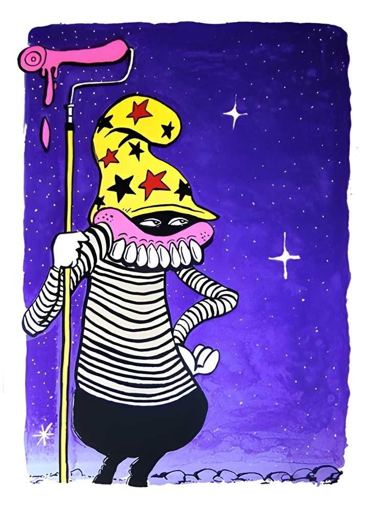 Sweet Toof, ‘Cheech Toof’, 28-12-2009, Print, Screen Print, Pictures On Walls, Numbered