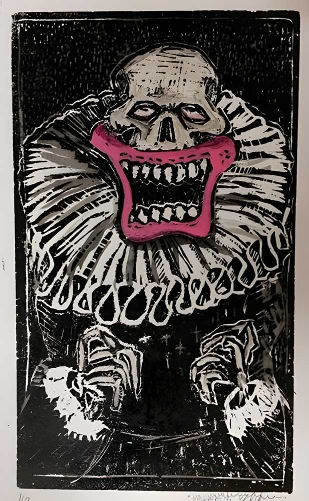 Sweet Toof, ‘Chuckle’, 24-01-2015, Print, Woodcut, Self Released, Numbered, Handfinished
