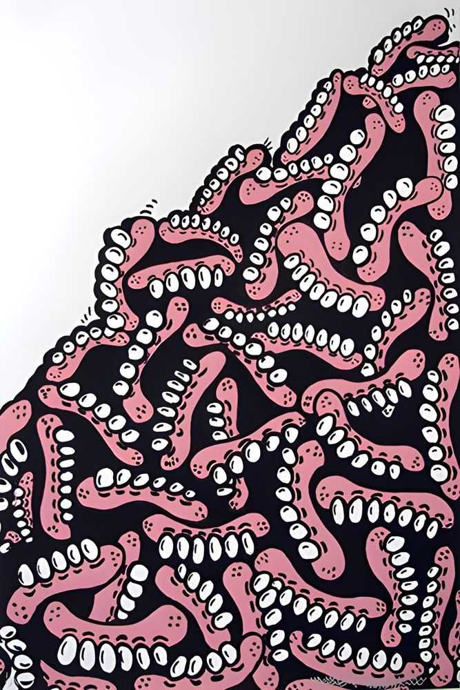 Sweet Toof, ‘Pearly Whites’, 13-01-2009, Print, Screen Print, Sartorial Contemporary Art, Numbered
