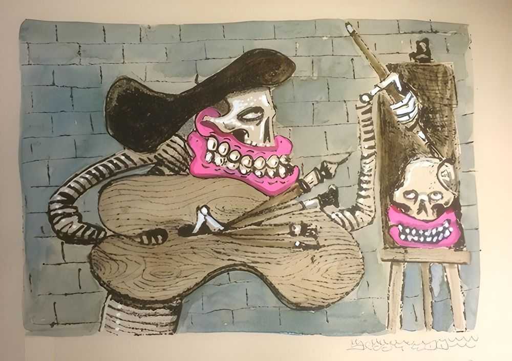 Sweet Toof, ‘Taste Pallet’, 29-04-2016, Print, Etching, Self Released, Numbered, Handfinished