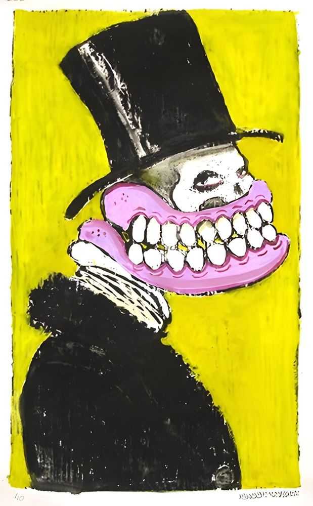 Sweet Toof, ‘The Client’, 13-01-2009, Print, Woodcut, Sartorial Contemporary Art, Numbered, Handfinished