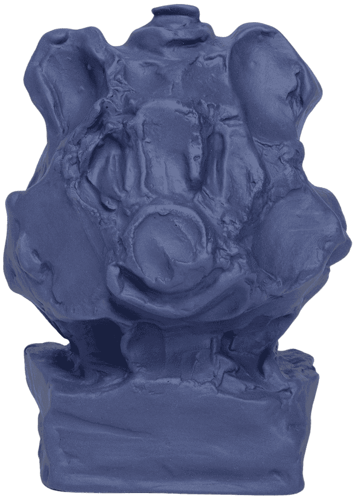 Szabolcs Bozo, ‘Mr. Bozo (Blue)’, 2021, Sculpture, Porcelain, Case Studyo, Numbered