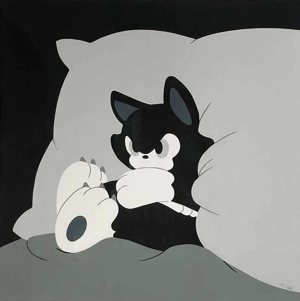 TIDE (Ide Tatsuhiro), ‘Angry Cat’, 2020, Print, 5 colour screenprint on 250gsm Somerset satin rag paper, Moosey Art, Numbered