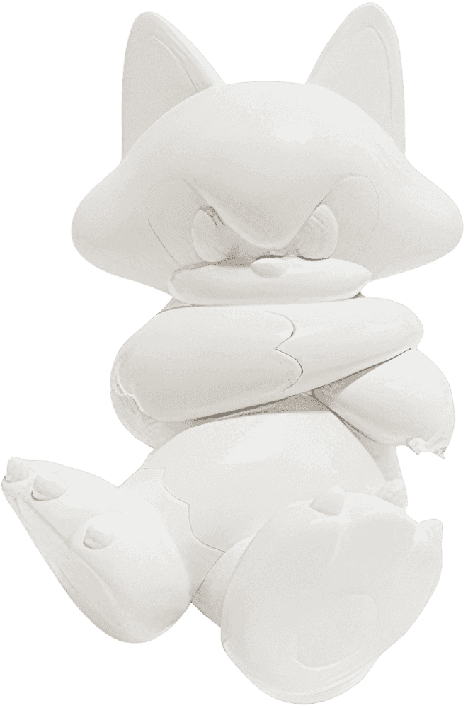 TIDE (Ide Tatsuhiro), ‘Gift (White)’, 2020, Sculpture, Soft vinyl, Isetan Tokyo Kaiho ku, 