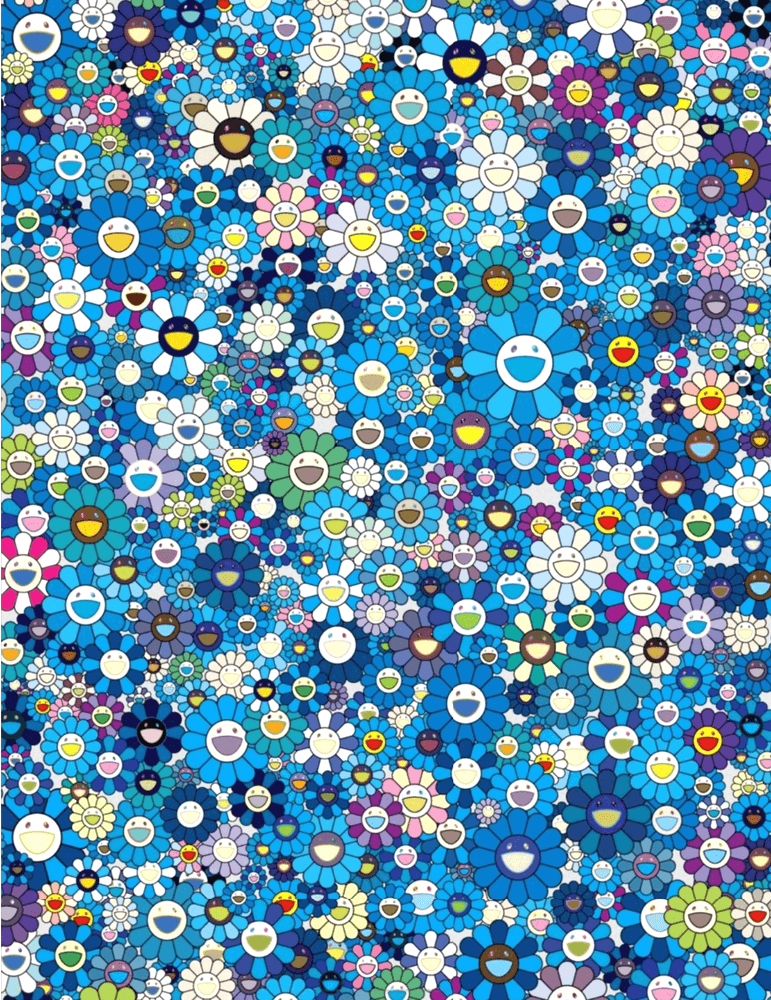 Takashi Murakami, ‘A Homage to IKB, 1957 F’, 31-10-2020, Print, Archival Pigment Print with cold stamp, Kaikai Kiki Co., Ltd., Numbered