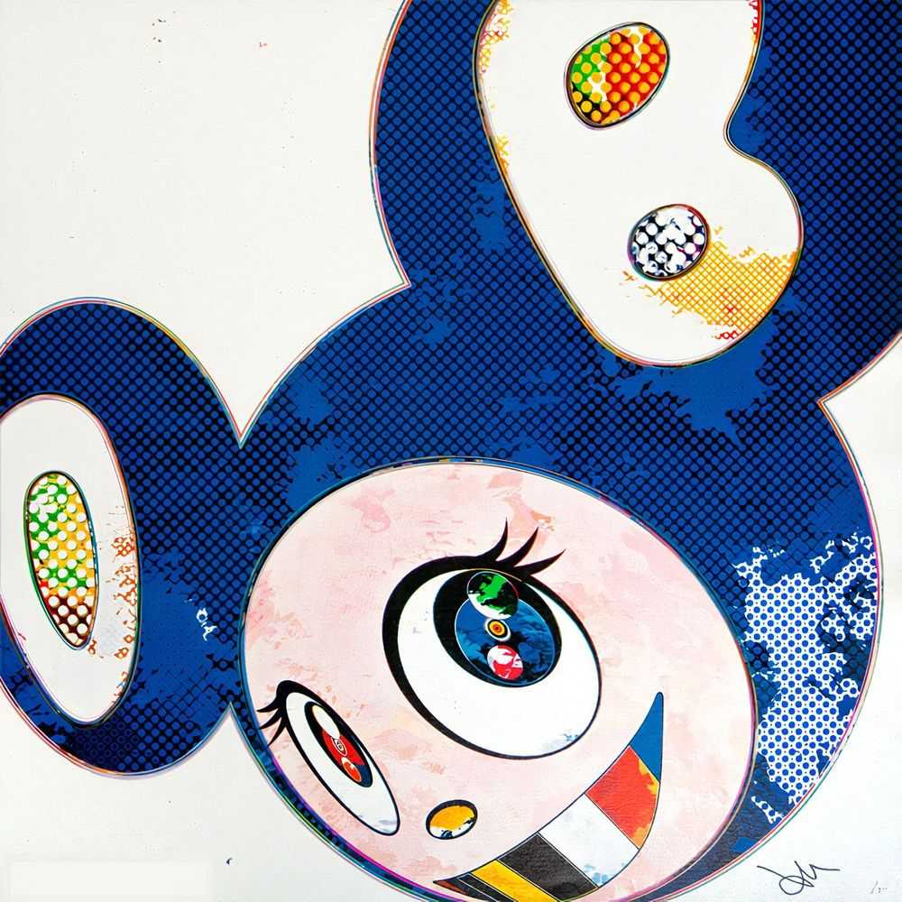 Takashi Murakami, ‘And Then x6 Marine Blue’, 2013, Print, Offset Lithograph, Kaikai Kiki Co., Ltd., Numbered