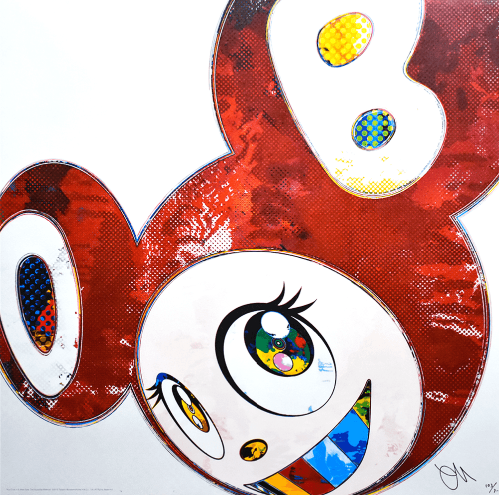 Takashi Murakami, ‘And Then x6 Red’, 2013, Print, Offset Lithograph, Kaikai Kiki Co., Ltd., Numbered