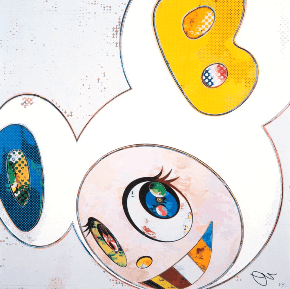 Takashi Murakami, ‘And Then x6 White’, 2013, Print, Offset Lithograph, Kaikai Kiki Co., Ltd., Numbered
