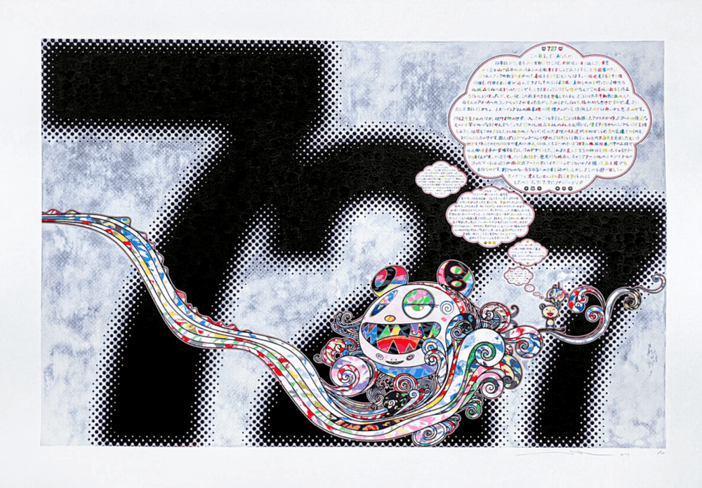 Takashi Murakami, ‘Birth of 727’, 2024, Print, Silkscreen, null, Numbered