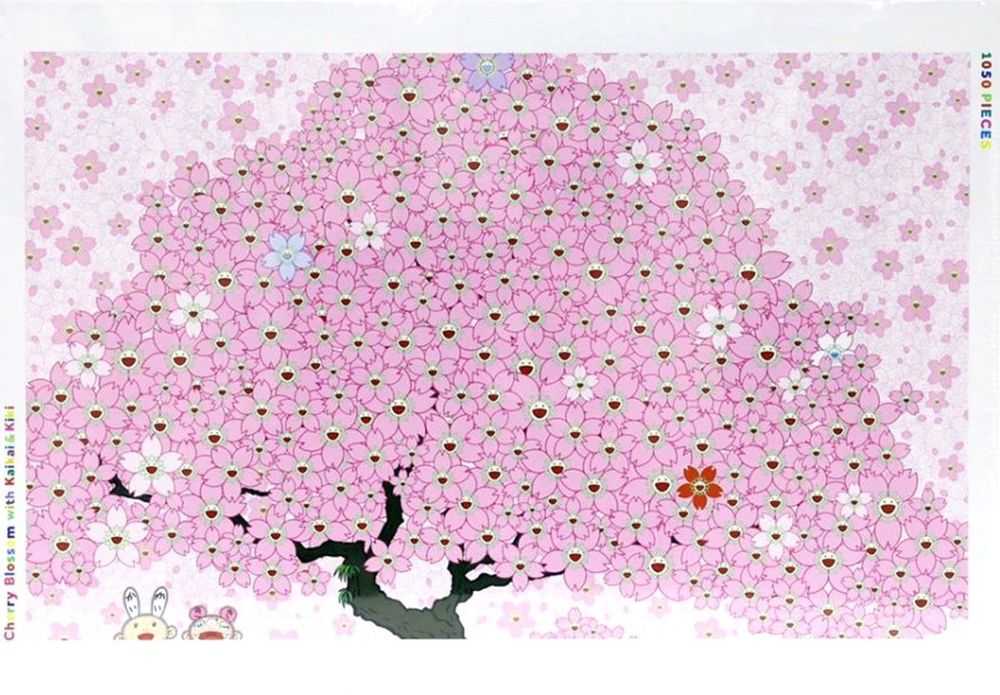 Takashi Murakami, ‘Cherry Blossom Puzzle’, 24-12-2020, Collectible, 1,050 piece puzzle, Kaikai Kiki Co., Ltd., 