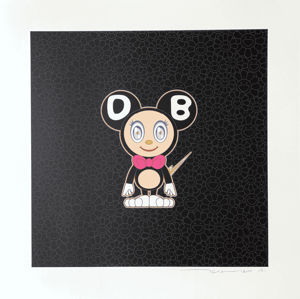 Takashi Murakami, ‘DOB 2020 (Black)’, 08-06-2020, Print, Lithograph in colours on paper, Tonari No Zingaro, Numbered, Dated