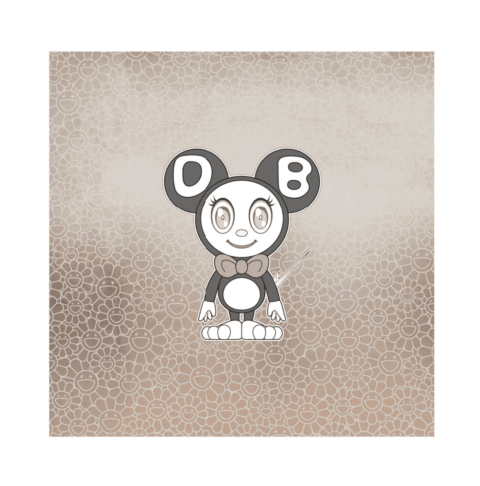 Takashi Murakami, ‘DOB (Black & White)’, 24-03-2021, Print, Silkscreen, Kaikai Kiki Co., Ltd., Numbered, Dated