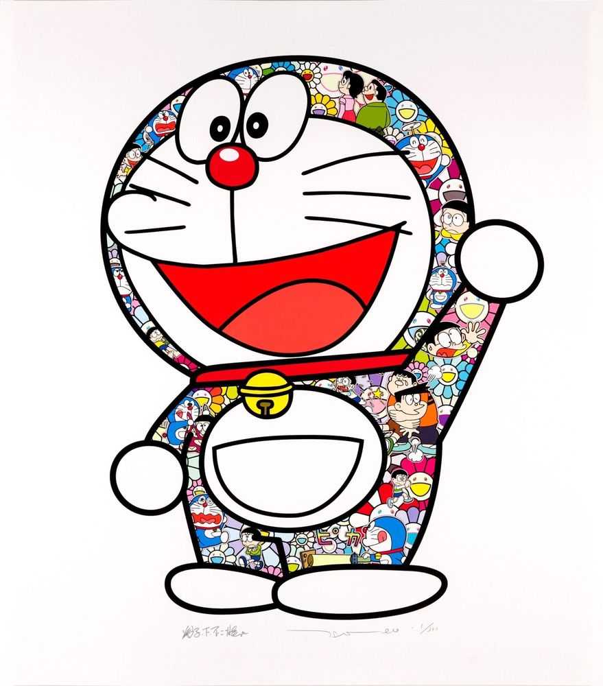 Takashi Murakami, ‘Doraemon: Thank You (Edition of 300)’, 16-03-2020, Print, Lithograph printed in colours on smooth wove paper, Kaikai Kiki Co., Ltd., Numbered