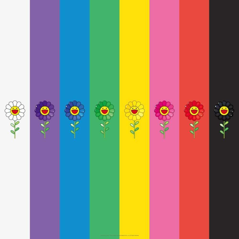 Takashi Murakami, ‘Flower Color Chart’, 2026, Print, Offset printing in 4 colors + special silver ink + coater varnish, Tonari No Zingaro, Numbered