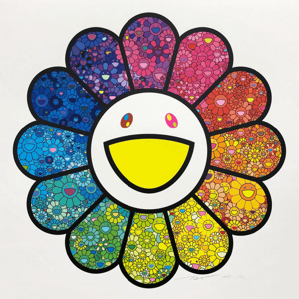 Takashi Murakami, ‘Flower Forest’, 24-07-2021, Print, Archival Pigment Print + Silkscreen, Tonari no Zingaro, Numbered