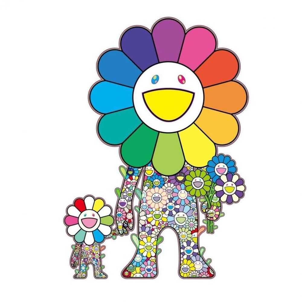 Takashi Murakami, ‘Flower Parent and Child’, 17-01-2021, Print, Silkscreen, Kaikai Kiki Co., Ltd., Numbered