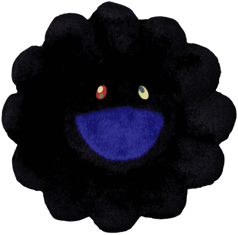 Takashi Murakami, ‘Flower Plush (Black - Small)’, 11-04-2017, Collectible, Polyester plush pillow, Kaikai Kiki Co., Ltd., 