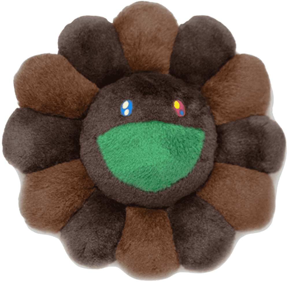 Takashi Murakami, ‘Flower Plush (Brown/Light Brown - Large)’, 03-11-2018, Collectible, Polyester plush pillow, Kaikai Kiki Co., Ltd., 