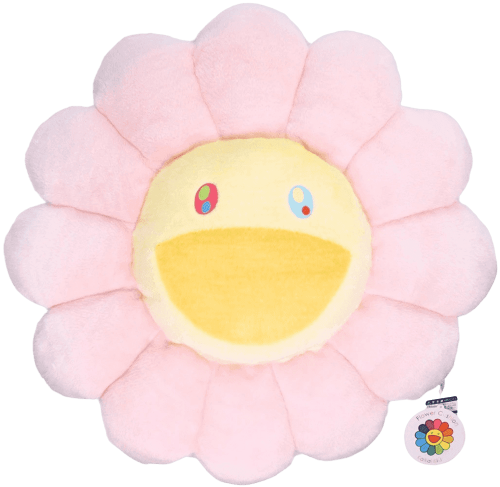 Takashi Murakami, ‘Flower Plush (Light Pink/Yellow - Large)’, 11-04-2017, Collectible, Polyester plush pillow, Kaikai Kiki Co., Ltd., 