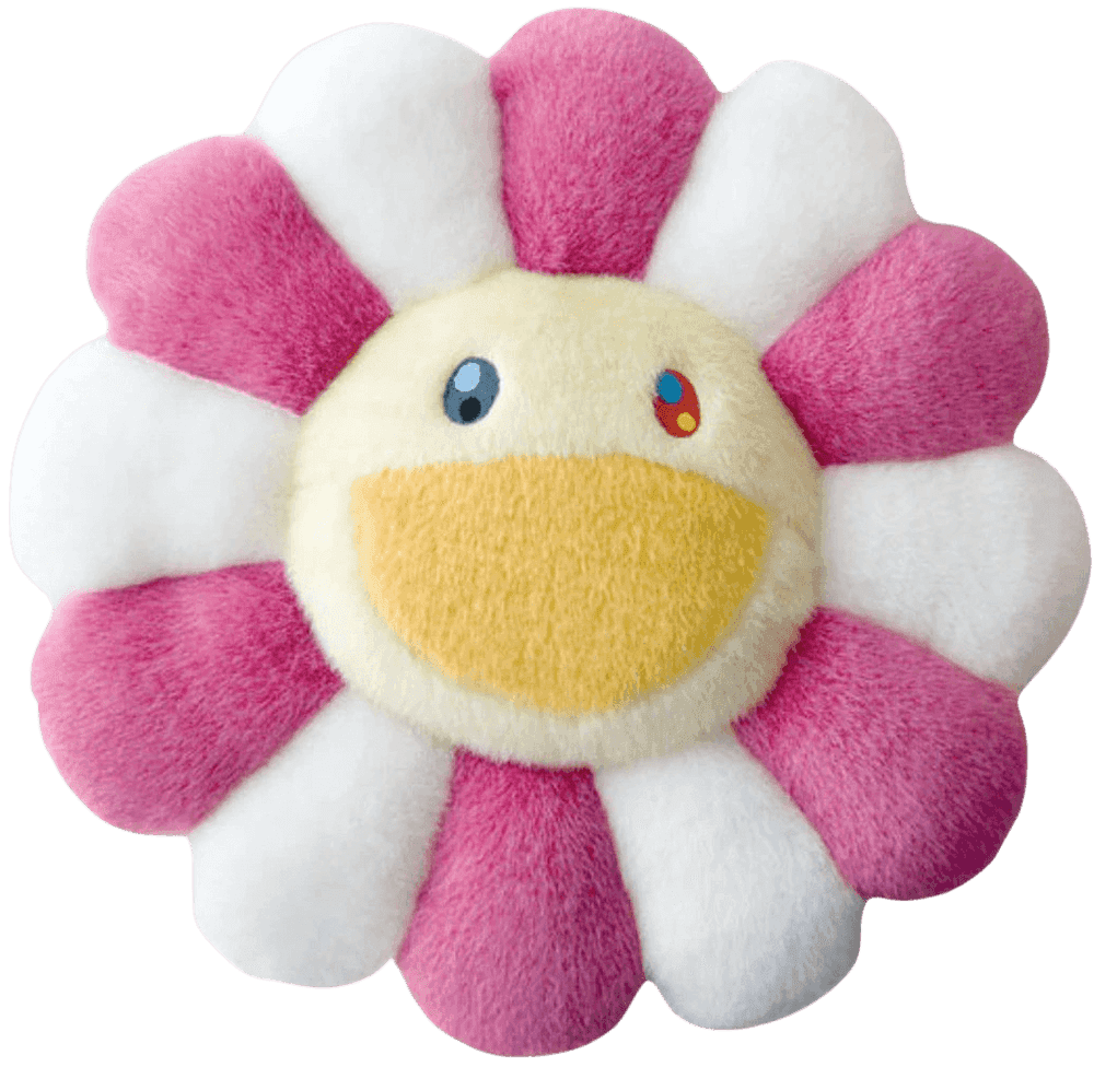 Takashi Murakami, ‘Flower Plush (Pink/White/Yellow - Large)’, 11-03-2018, Collectible, Polyester plush pillow, Kaikai Kiki Co., Ltd., 