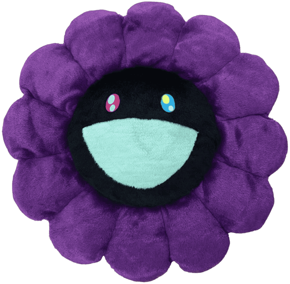 Takashi Murakami, ‘Flower Plush (Purple/Black - Small)’, 11-04-2017, Collectible, Polyester plush pillow, Kaikai Kiki Co., Ltd., 