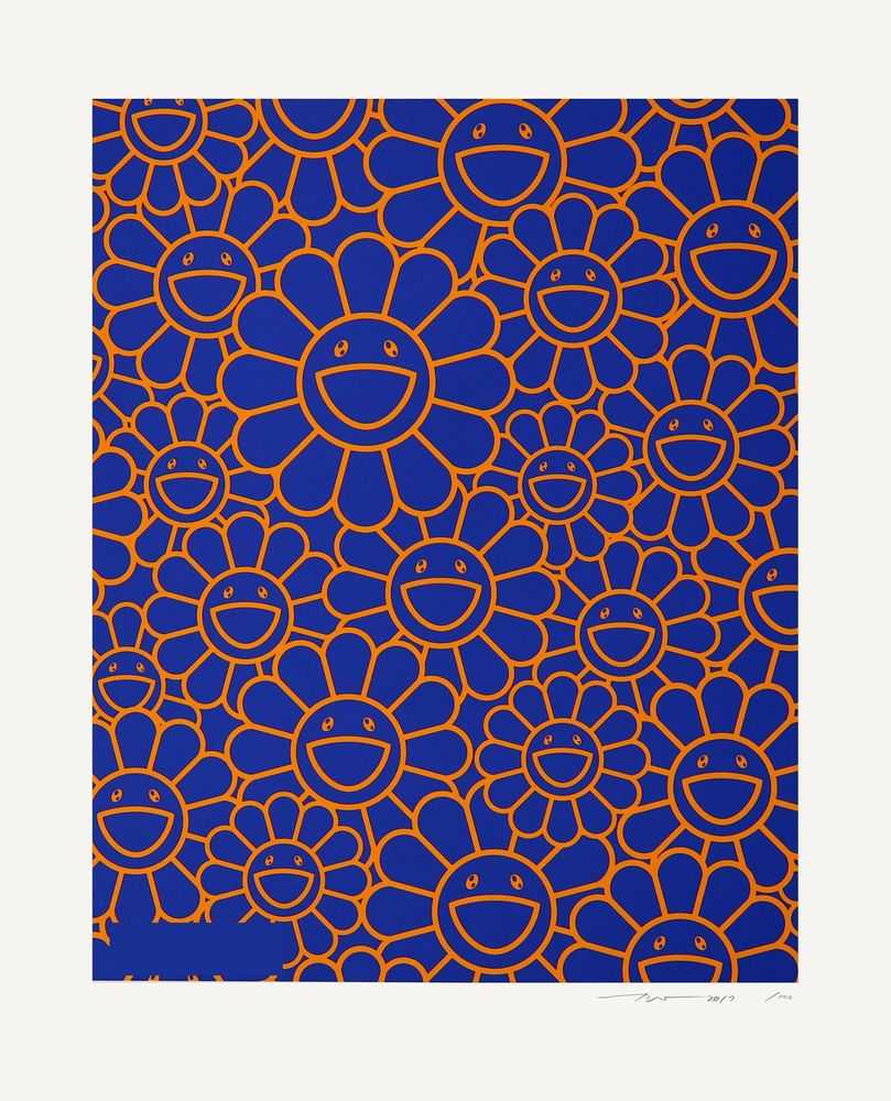 Takashi Murakami | Flower Seasons (Blue) | Buy & Sell | FairArt