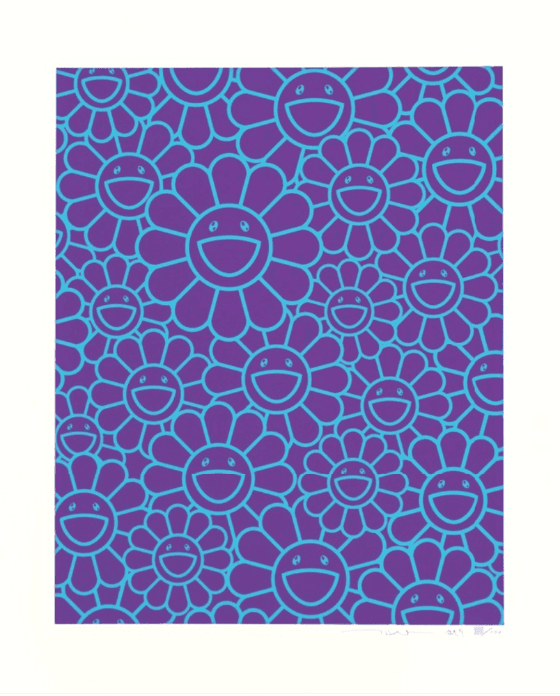 Takashi Murakami, ‘Flower Seasons (Purple)’, 2019, Print, Silkscreen, Kaikai Kiki Co., Ltd., Numbered