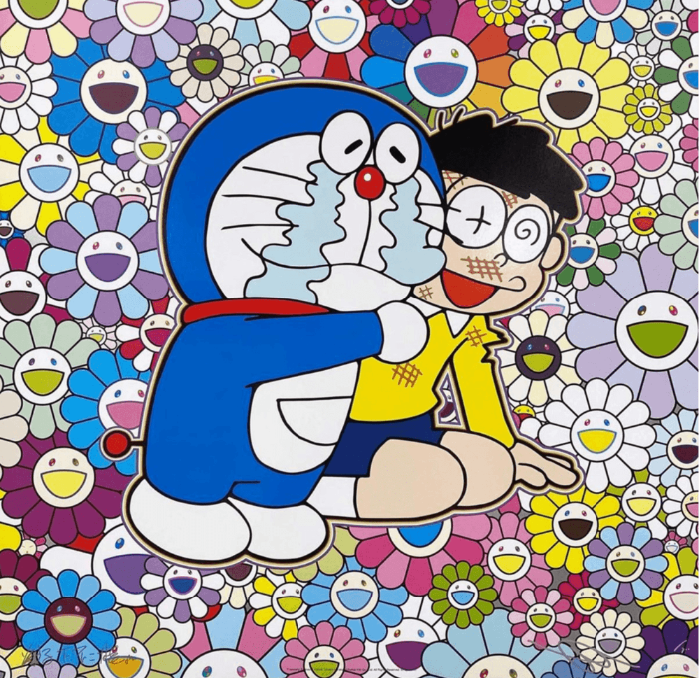Takashi Murakami, ‘Friendship, Forever!’, 10-09-2021, Print, Offset print, cold stamp and high gloss varnishing, Kaikai Kiki Co., Ltd., Numbered
