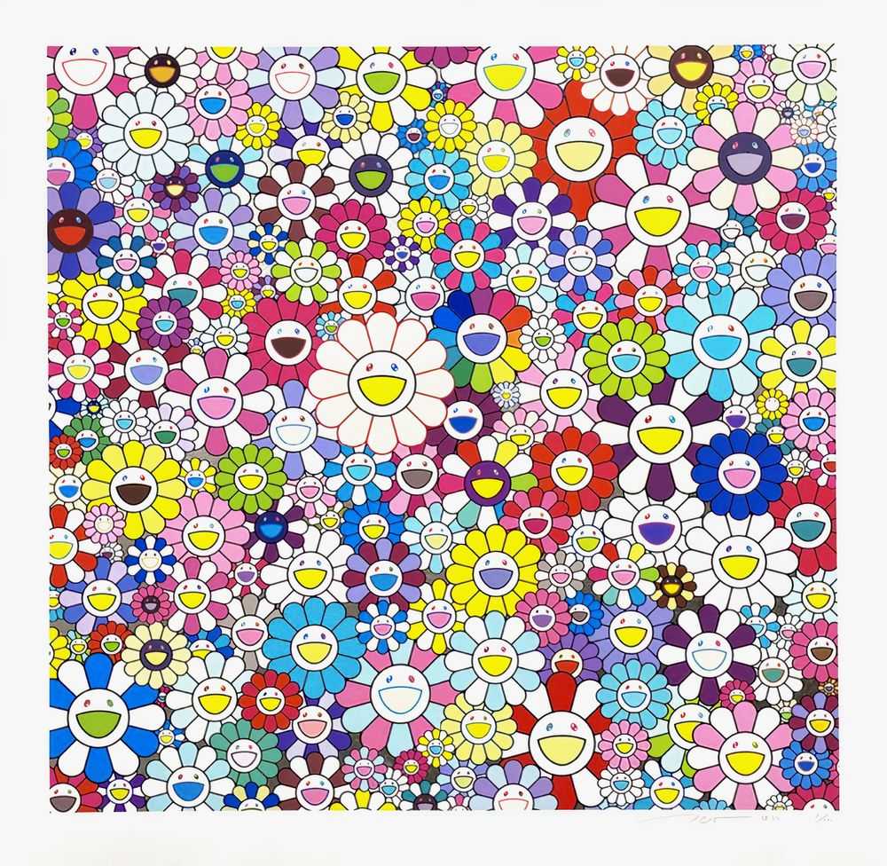 Takashi Murakami, ‘Gate of Heaven’, 30-08-2022, Print, Archival Pigment Print and Silkscreen with platinum leaf, Kaikai Kiki Co., Ltd., Numbered