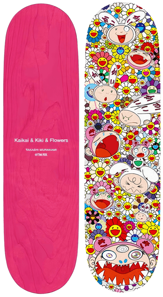 Takashi Murakami, ‘Kai Kai Ki Ki Skateboard’, 03-11-2018, Collectible, Offset lithographs in colours on skate deck, Kaikai Kiki Co., Ltd., 